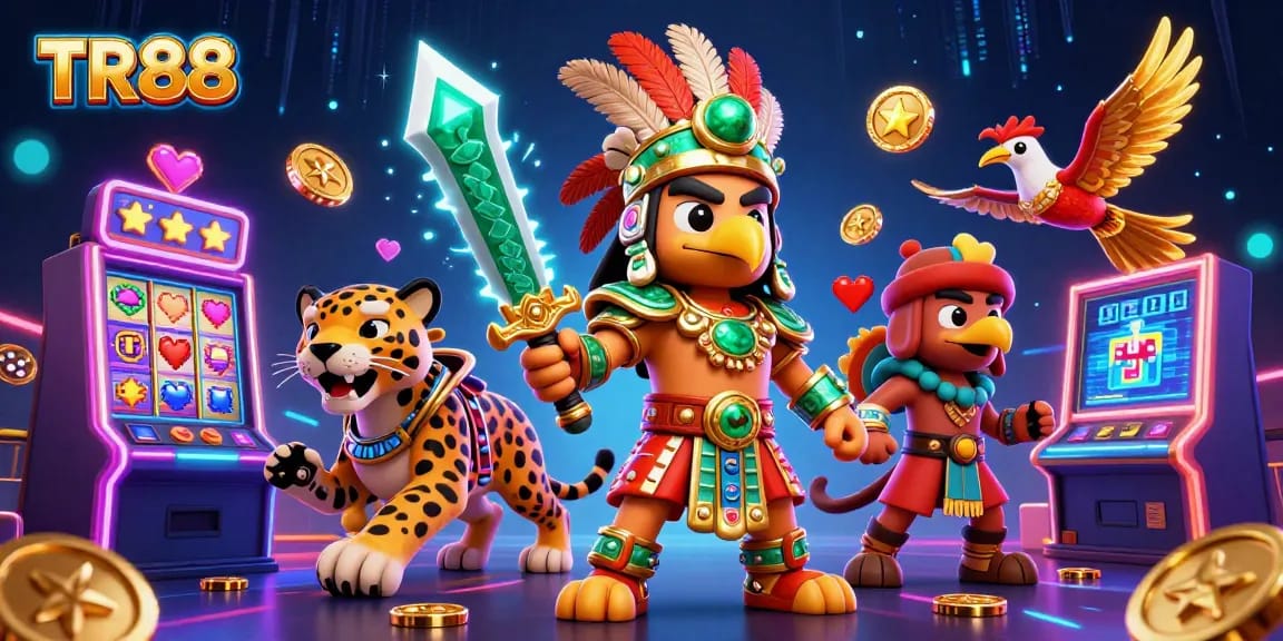 Spin the reels at TR88, where excitement meets a vibrant 3D gaming adventure.