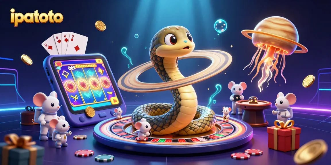 Join the excitement of ipatoto with spinning reels and vibrant casino elements.