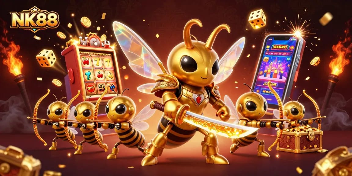 Experience thrilling jackpots at NK88 with a vibrant casino atmosphere and dynamic gaming elements.