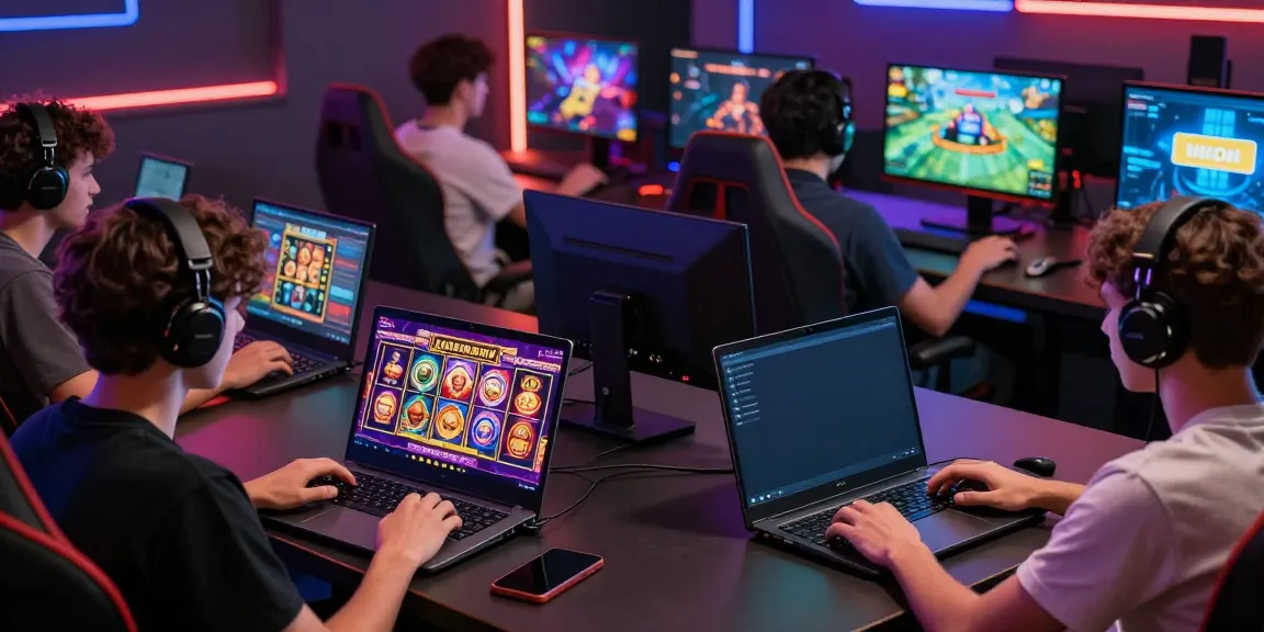 Players engaging with the temposlot online gaming platform on various devices, showcasing vibrant gaming experiences.