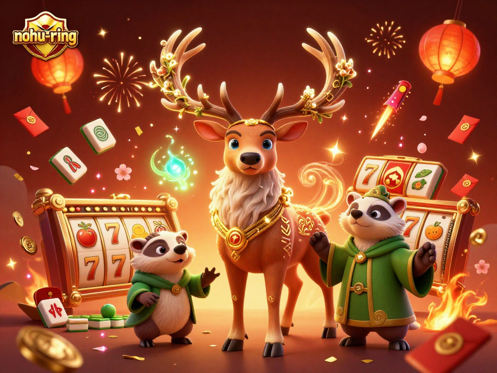 Engage in the thrilling nohu-ring slot game with dazzling jackpot elements and captivating characters.