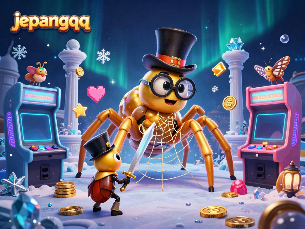 Permainan kartu menarik di JepangQQ, dengan tarantula emas dan knight kecil bersaing.