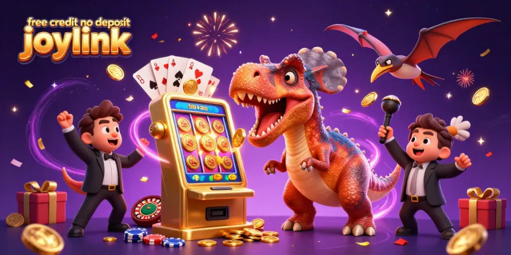 Win free credit no deposit joylink with exciting 3D casino gaming action and vibrant characters!