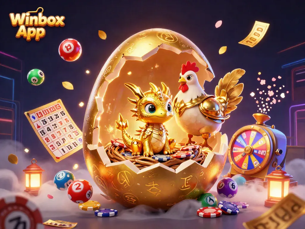 Engage with the Winbox App for exciting gaming opportunities with vibrant casino elements.