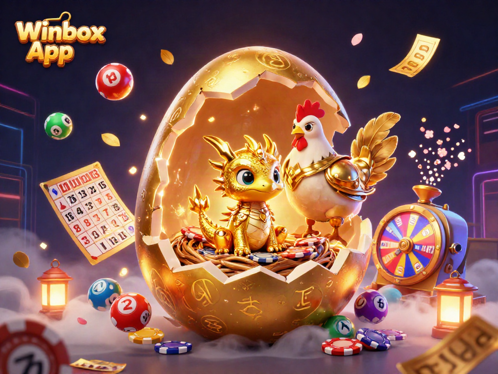 Engage with the Winbox App for exciting gaming opportunities with vibrant casino elements.