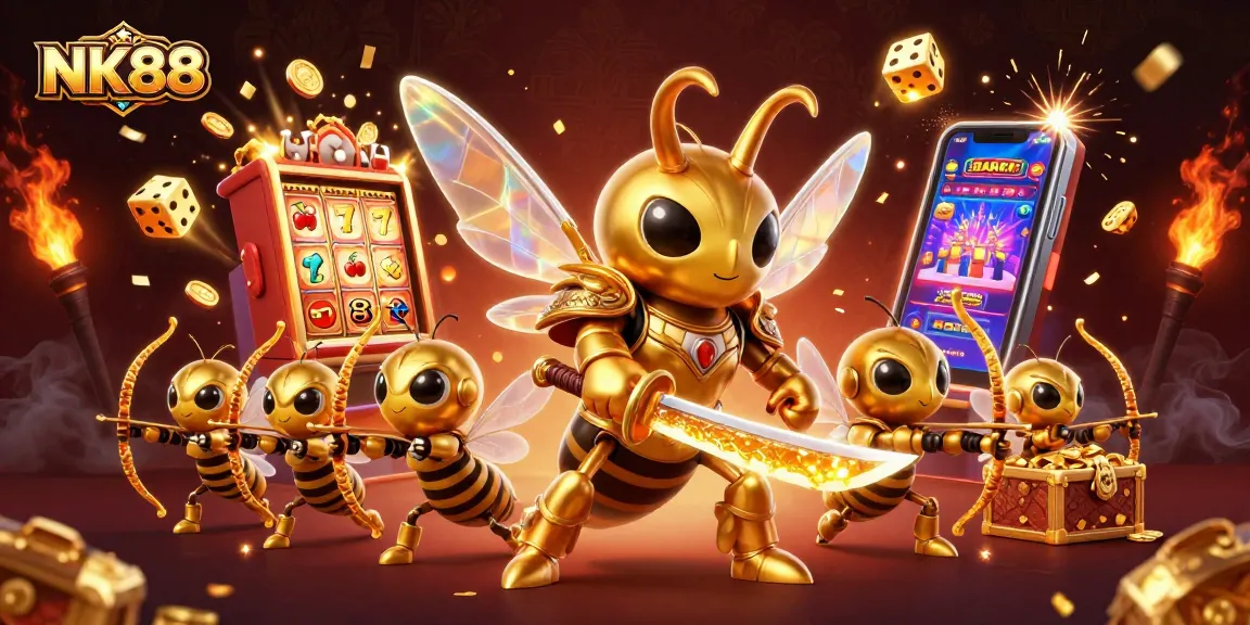 Experience thrilling jackpots at NK88 with a vibrant casino atmosphere and dynamic gaming elements.