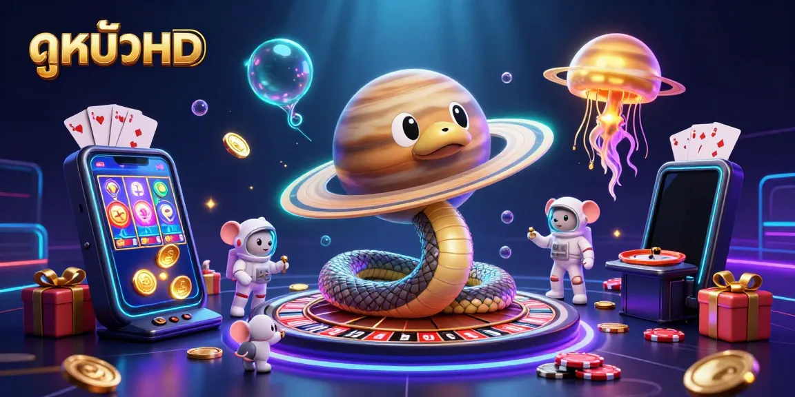 Engaging scene of ดูหนังHD with astronaut mice betting on a roulette wheel made of Saturn's rings.