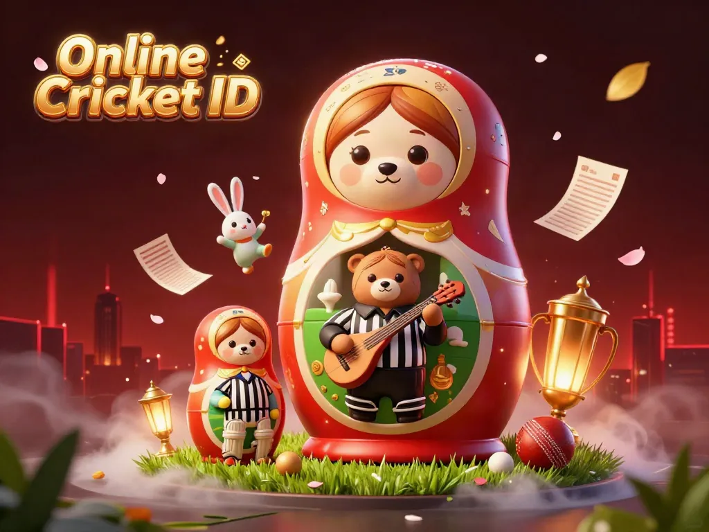 Engage in exciting cricket betting with your Online Cricket ID and vibrant elements in play.
