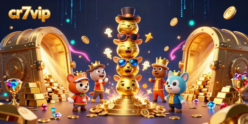 Menangkan jackpot di cr7vip dengan ilustrasi permainan slot yang menakjubkan dan penuh kekayaan.