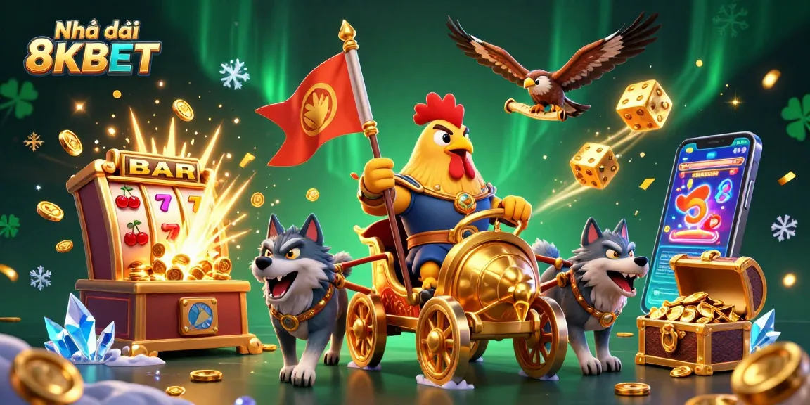 Experience thrilling wins with Nhà cái 8KBET in a vibrant 3D casino world filled with exciting games!