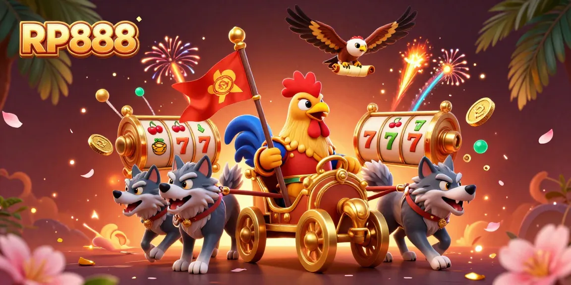 Spin and win with RP888's thrilling slot games featuring vibrant reels and dynamic elements.