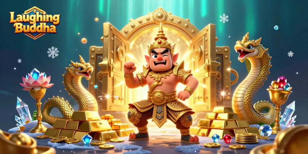 กดสปินกับ Laughing Buddha พลิกโชคในสล็อตออนไลน์เต็มไปด้วยทองคำและเพชร