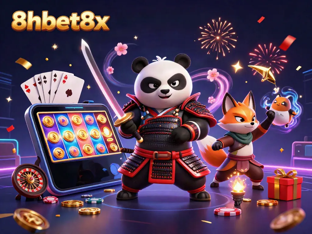 Experience the thrill of 8xbet8x with dynamic gaming action and vibrant characters.